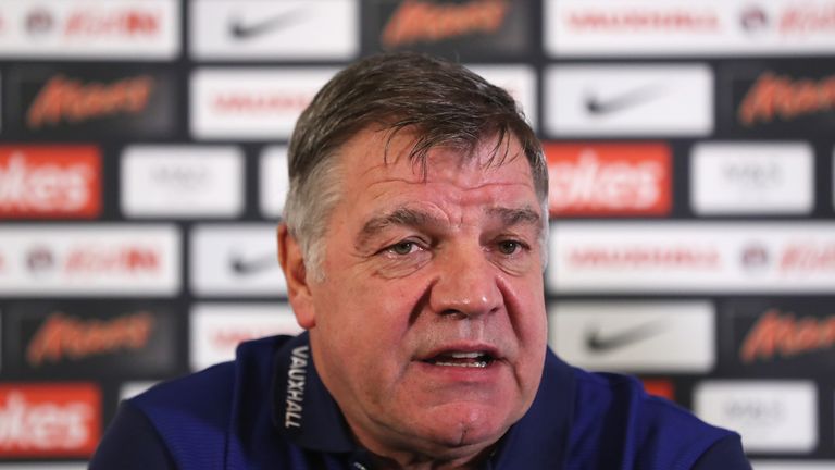 Sam Allardyce has picked his first ever England squad