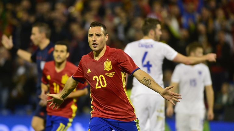 Santi Cazorla was a goalscorer the last time Spain and England met, in Alicante in November