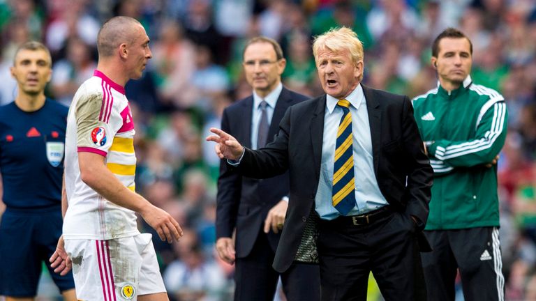 Scotland manager Gordon Strachan says he understands Brown's decision 