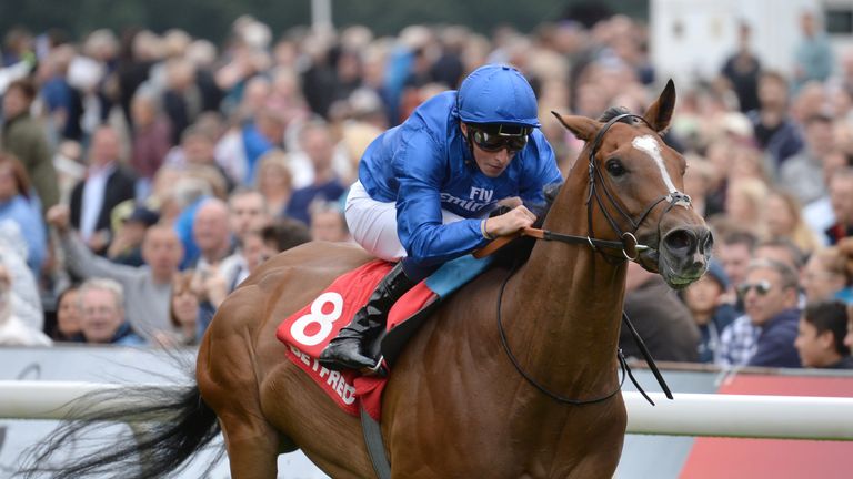 Scottish and William Buick win the Betfred Mobile Strensall Stakes.