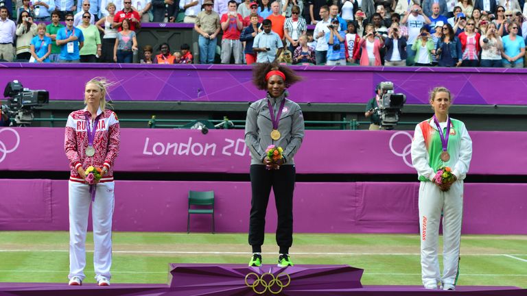 Serena Williams won gold at London 2012