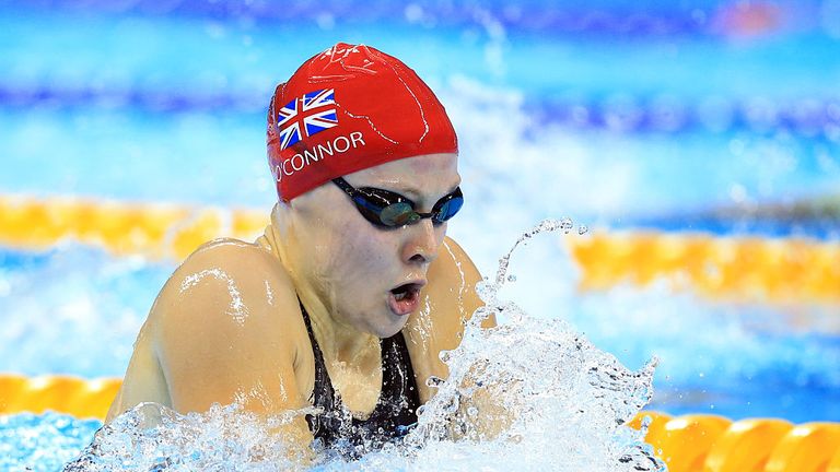 Siobhan-Marie O'Connor of Great Britain won silver in the women's 200m individual medley