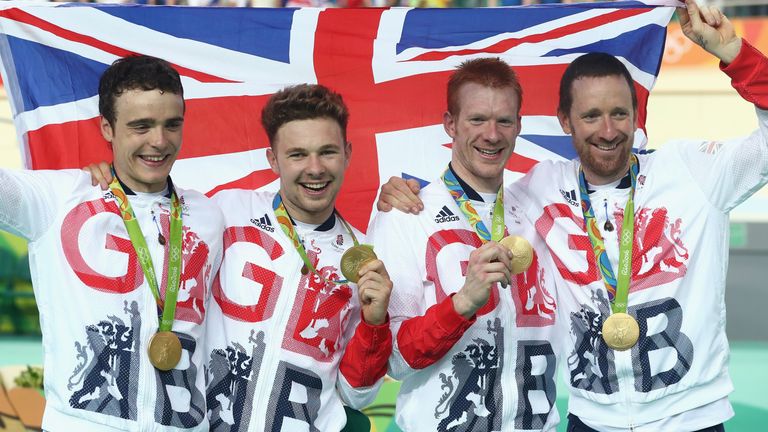Sir Bradley Wiggins, Steven Burke, Owain Doull, Ed Clancy, Rio 2016, Olympic Games
