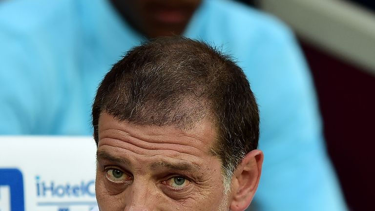 LONDON, ENGLAND - AUGUST 27:  West Ham manager Slaven Bilic looks on ahead of the UEFA Europa League match between West Ham United and FC Astra Giurgiu at 