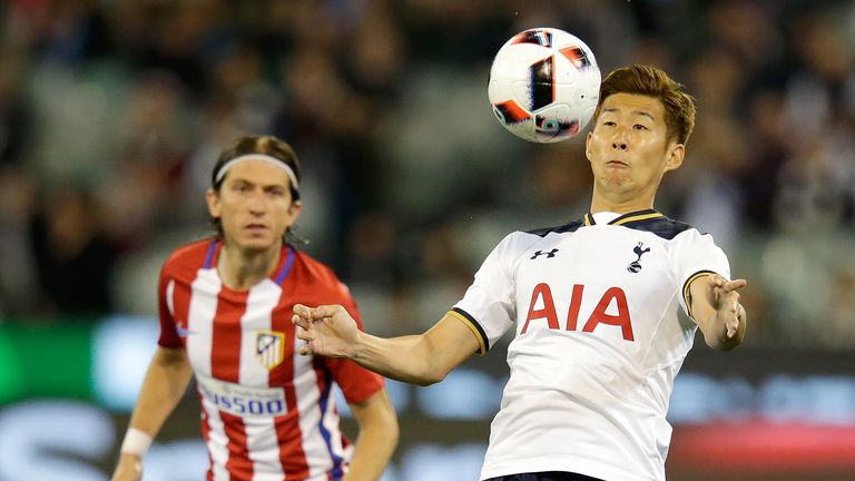 Tottenham's Son Heung-min in action during the 2016 International Champions Cup