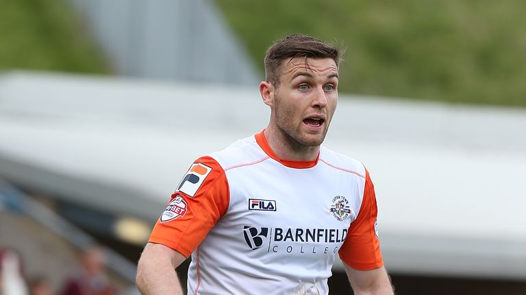 Stephen O'Donnell of Luton Town in action