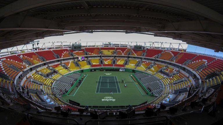 The tennis centre in Rio will be packed from Saturday