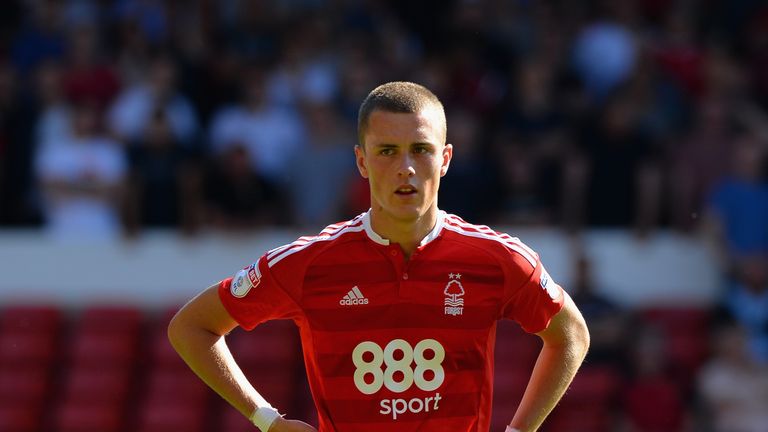NOTTINGHAM, ENGLAND - AUGUST 06: Thomas Lam of Nottingham Forest during the Sky Bet Championship match between Nottingham Forest and Burton Albion at City 
