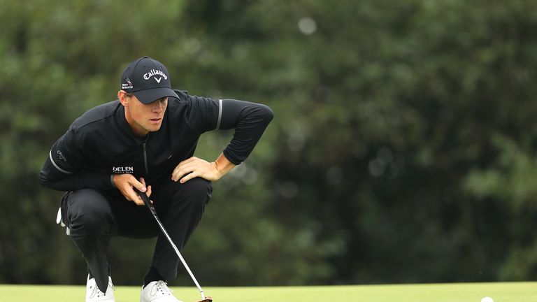 Thomas Pieters during the final round of Made in Denmark at Himmerland Golf & Spa