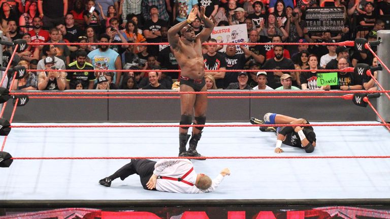 WWE Raw - Titus O'Neil v Bob Backlund
