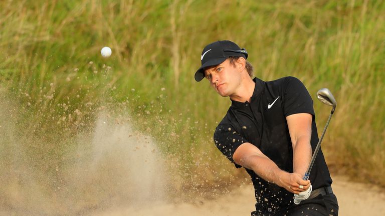 Lewis saved par here at the seventh, but he bogeyed his final two holes to shoot 62