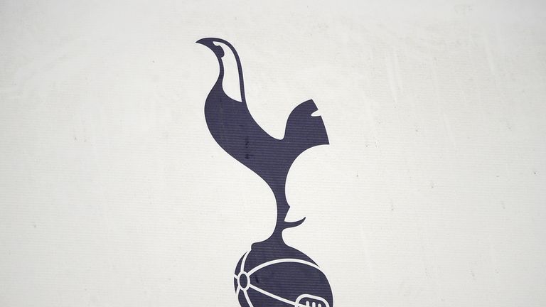 The Tottenham Hotspur logo pictured at White Hart Lane