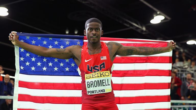  Trayvon Bromell of the United States