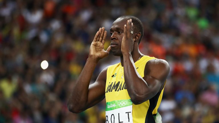 Usain Bolt has been focusing his efforts on three more Olympic golds