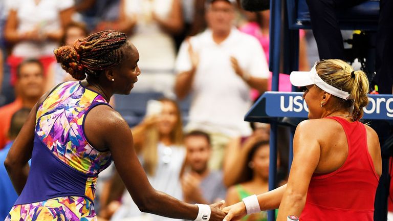 Venus Williams and Kateryna Kozlova