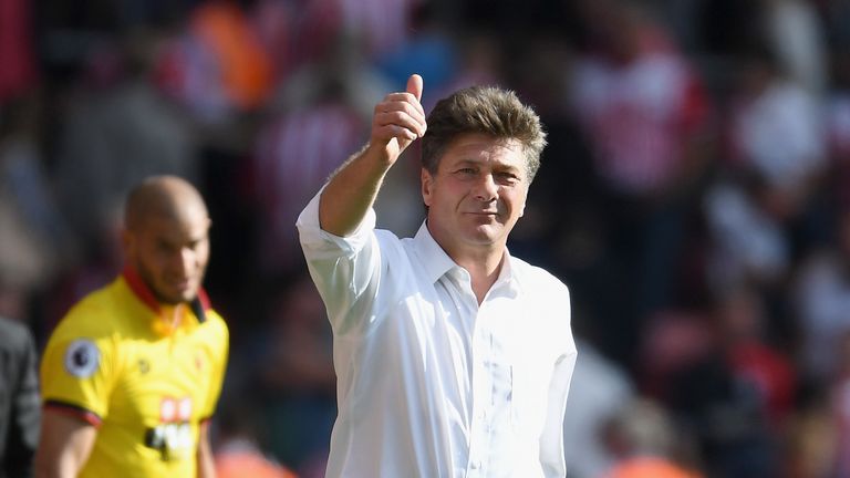 Walter Mazzarri was pleased with Watford's performance against Southampton