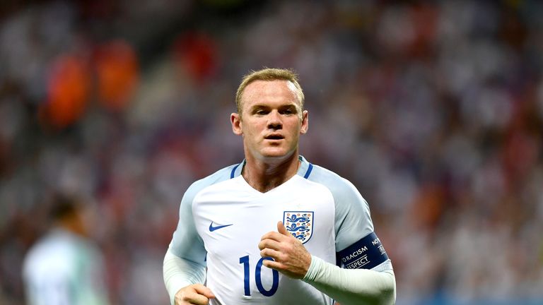 England&#39;s Wayne Rooney in action against Iceland at Euro 2016