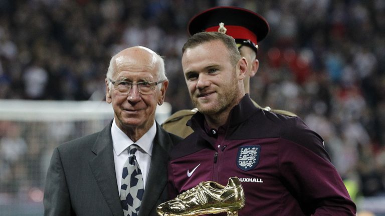 Wayne Rooney has already broken Sir Bobby Charlton's goal-scoring record for England