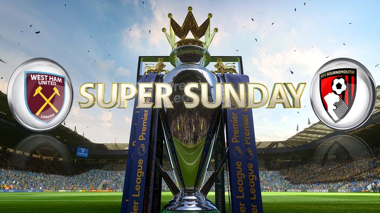West Ham welcome Bournemouth to the London Stadium on Super Sunday. Watch live on SS1.