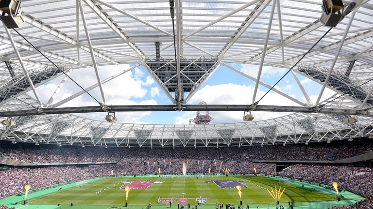 Supporters were treated to fireworks as West Ham marked the official opening of their new London Stadium with a friendly against Juventus