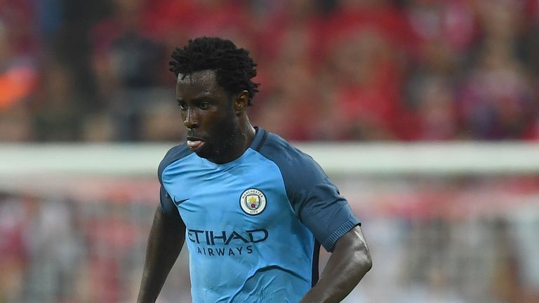 MUNICH, GERMANY - JULY 20:  Wilfried Bony of Manchester City in action during the pre season friendly match between FC Bayern Muenchen and Manchester City 