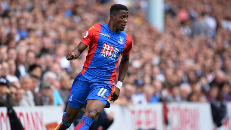 Wilfried Zaha wants the chance to talk to Tottenham about a move to White Hart Lane