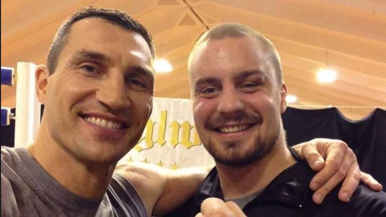 Adrian Granat (R) has sparred with Wladimir Klitschko