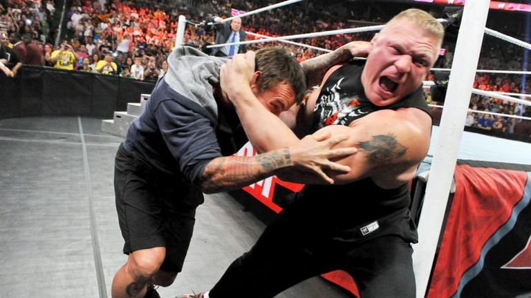 WWE - Brock Lesnar v CM Punk