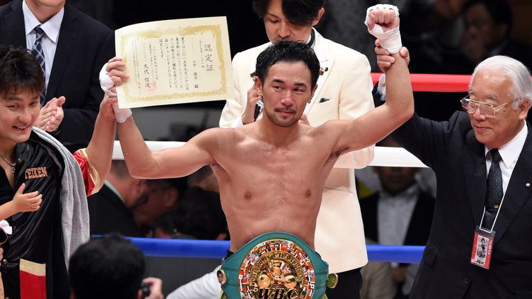 WBC bantamweight champion Shinsuke Yamanaka
