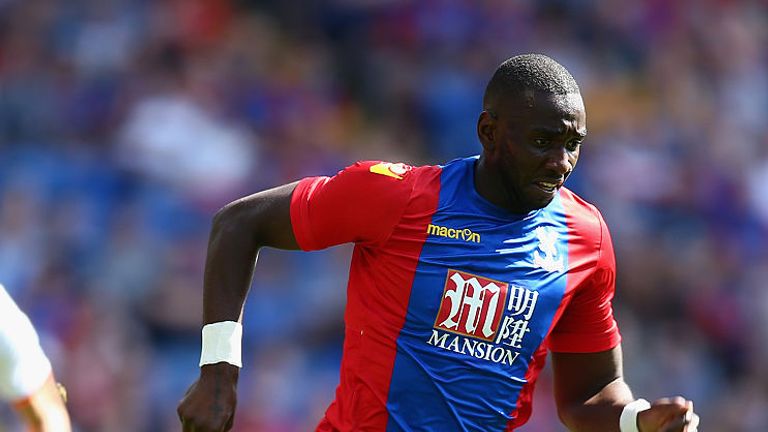 Yannick Bolasie of Crystal Palace in action