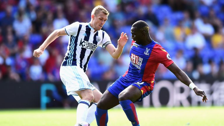 Yannick Bolasie came on for Crystal Palace against West Brom but that appears now to have been his last game for the club