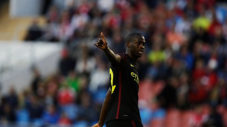 Toure has so far been restricted to substitute appearances in each of City's three open-door friendlies this summer