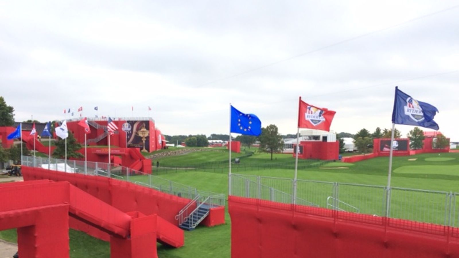 James Haddock behind the scenes at Hazeltine ahead of Ryder Cup Golf
