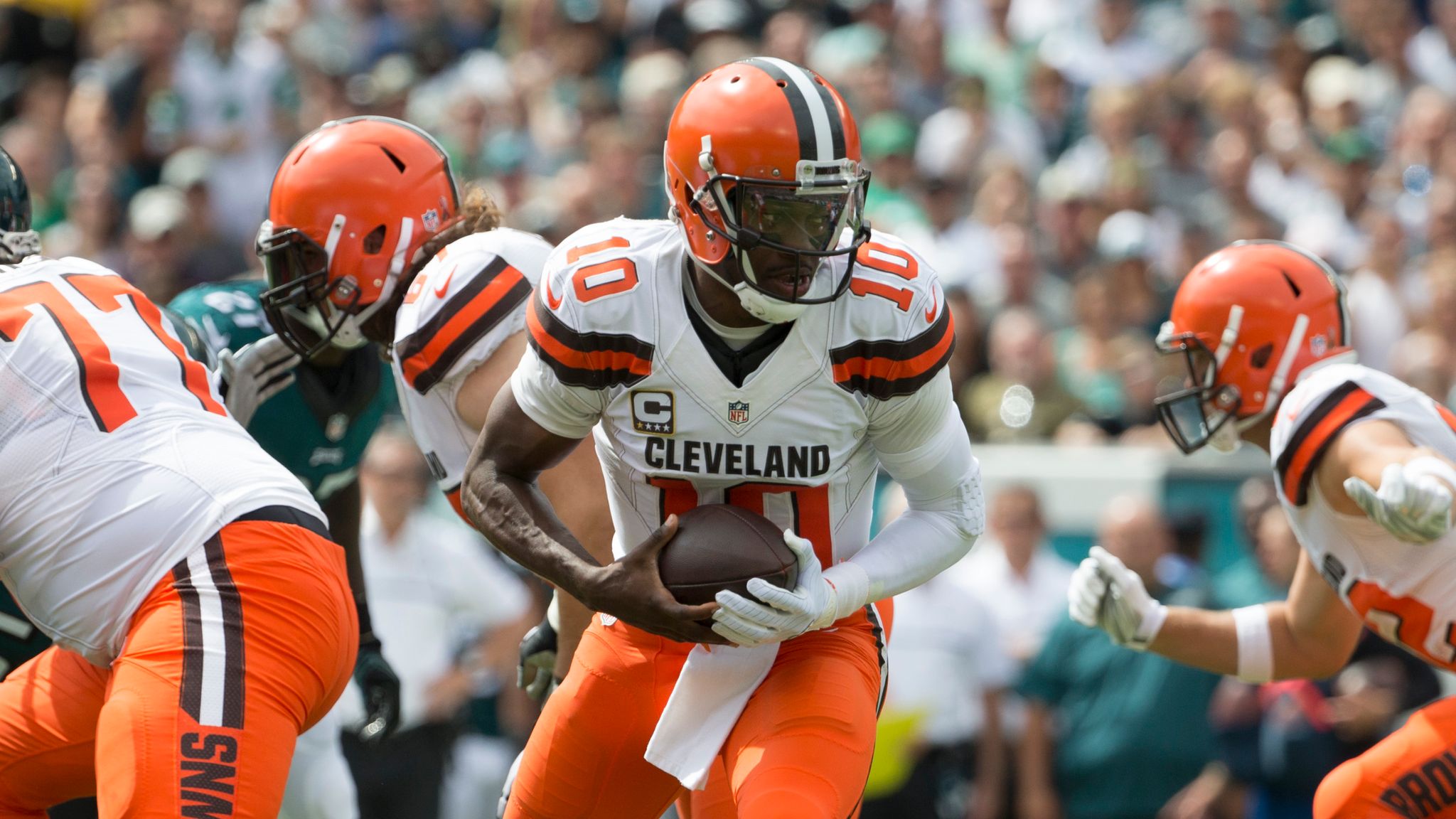 Robert Griffin III Visits Browns