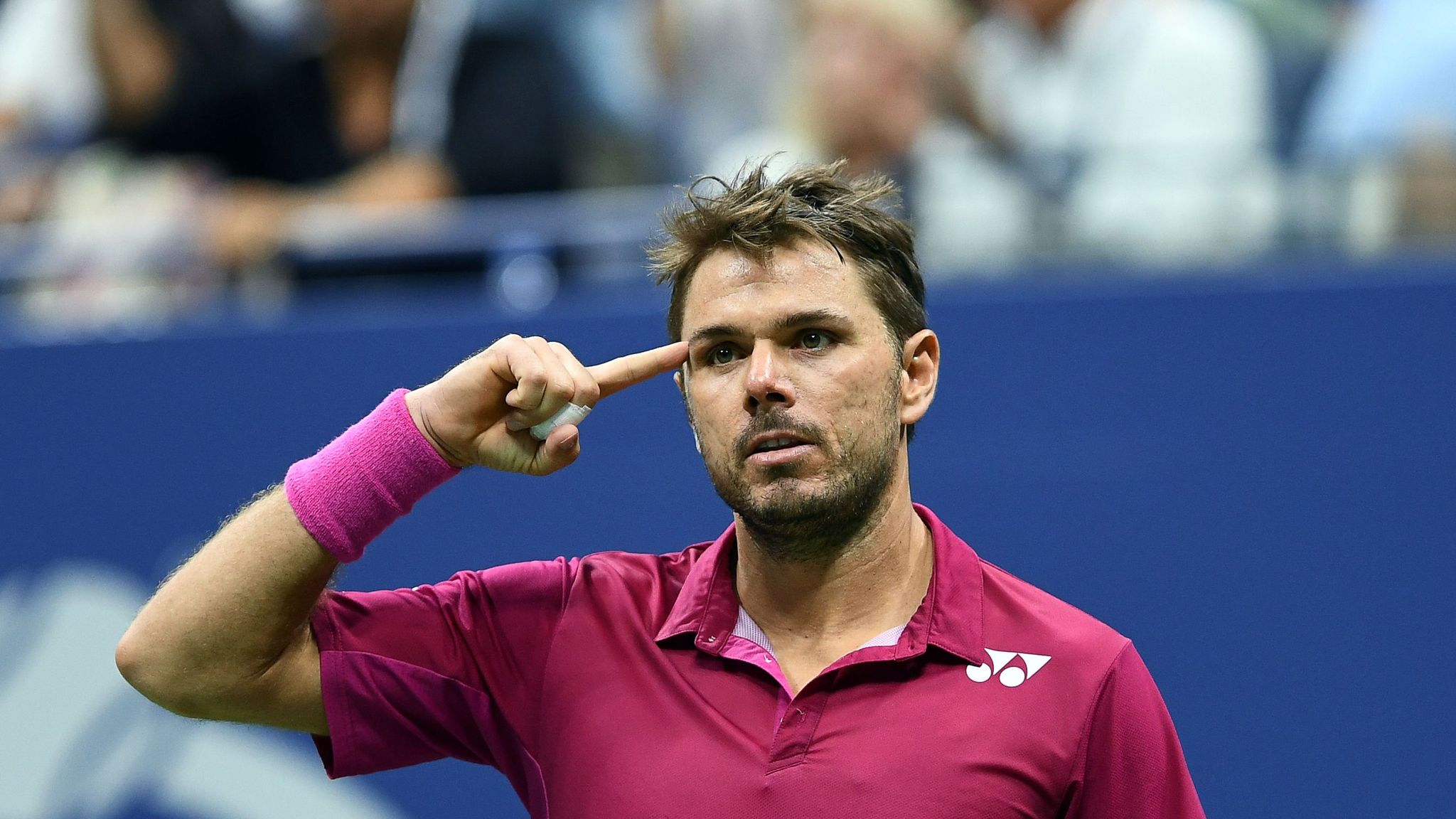 Stan Wawrinka was in tears with nerves before US Open victory Tennis News Sky Sports