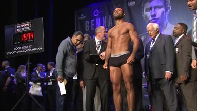 Brook and Golovkin weigh in