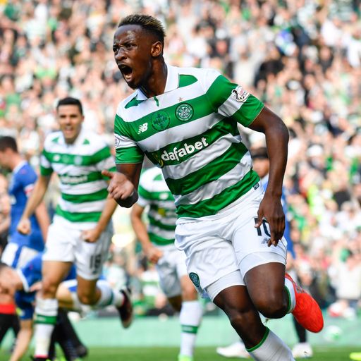 Dembele treble routs Rangers