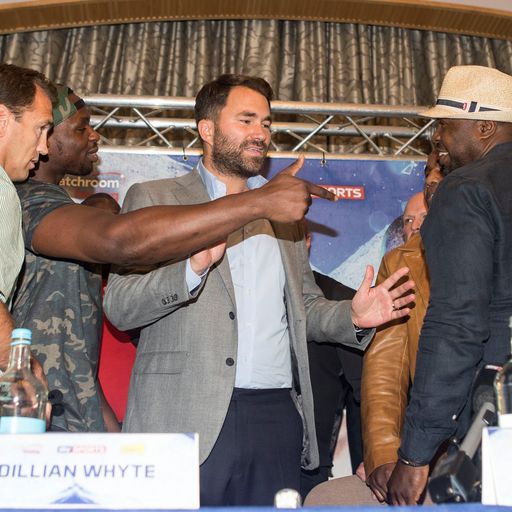 Whyte, Lewison trade verbal blows