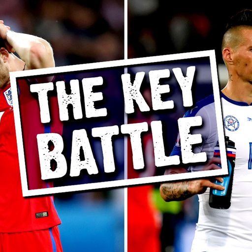 Key battle: Hamsik v Dier