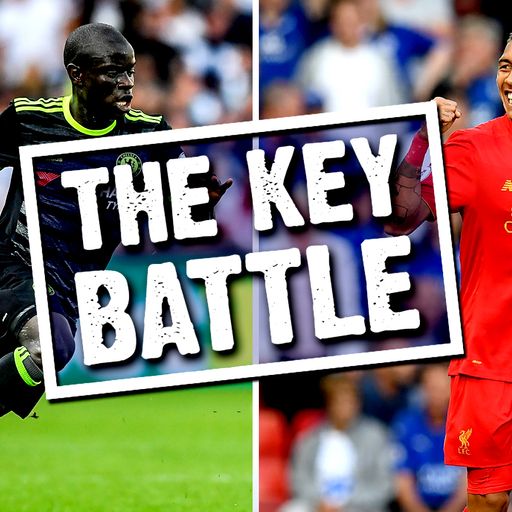 Key battle: Firmino v Kante