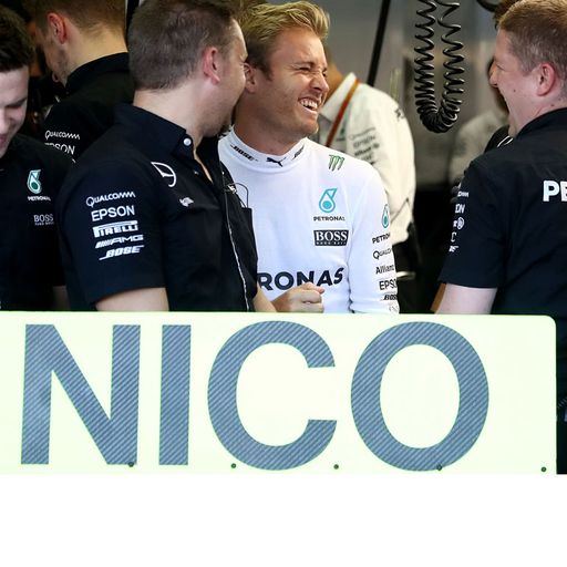 Rosberg fastest, Hamilton setback