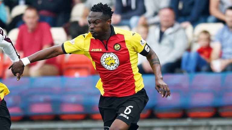 Partick striker Abdul Osman is available for the trip to Ibrox