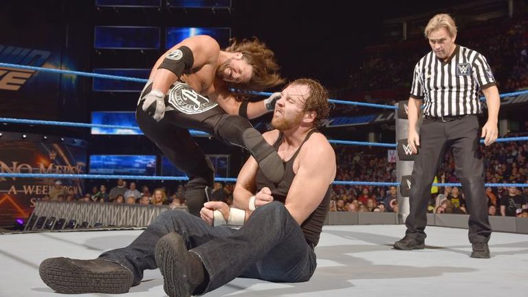 WWE Smackdown - Dean Ambrose v AJ Styles