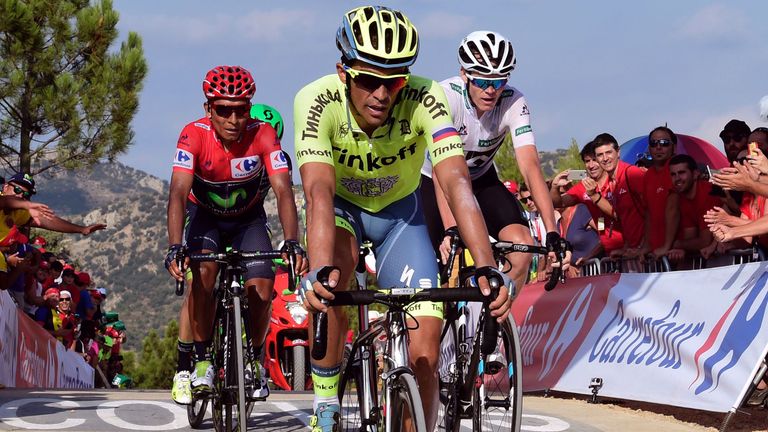 Alberto Contador, Nairo Quintana, Chris Froome, Vuelta a Espana, stage 17