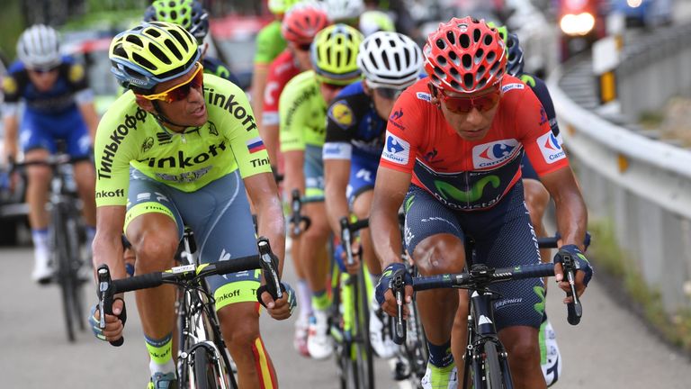 Alberto Contador, Nairo Quintana, Vuelta a Espana