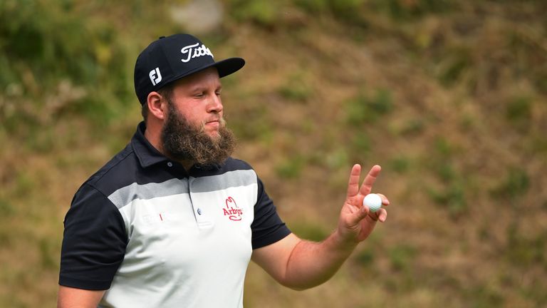 Andrew Johnston during the final round of the Omega European Masters