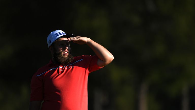 Andrew Johnston during the second round of the Omega European Masters