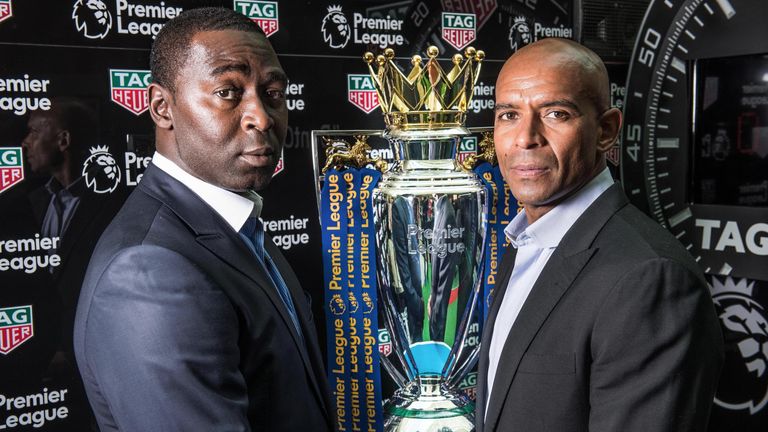 Andrew Cole and Trevor Sinclair were speaking at the TAG Heuer Premier League Pressure Test.