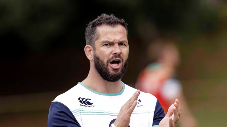 Ireland assistant coach Andy Farrell