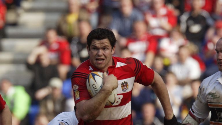 Andy Farrell in action for  Wigan 